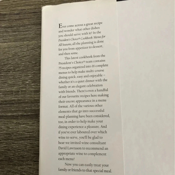 Presidents Choice Cookbook - Picture 3 of 8